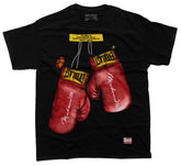 Muhammad Ali Iconic Boxing Red Gloves T-Shirt